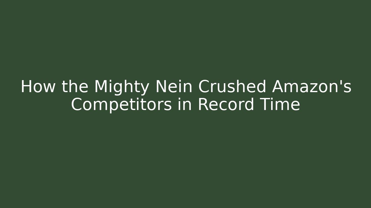 How the Mighty Nein Crushed Amazon’s Competitors in Record Time