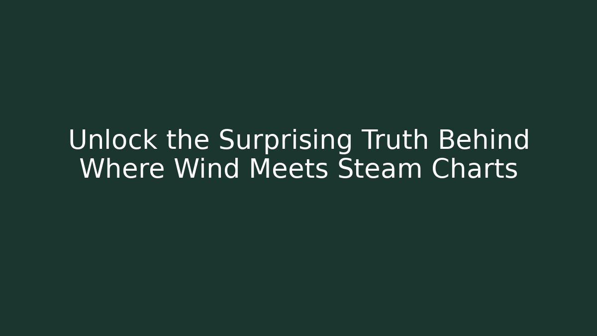 Unlock the Surprising Truth Behind Where Wind Meets Steam Charts