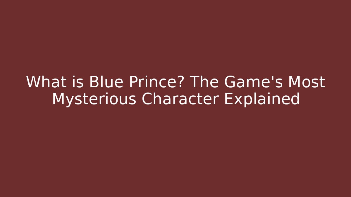 What is Blue Prince? The Game's Most Mysterious Character Explained